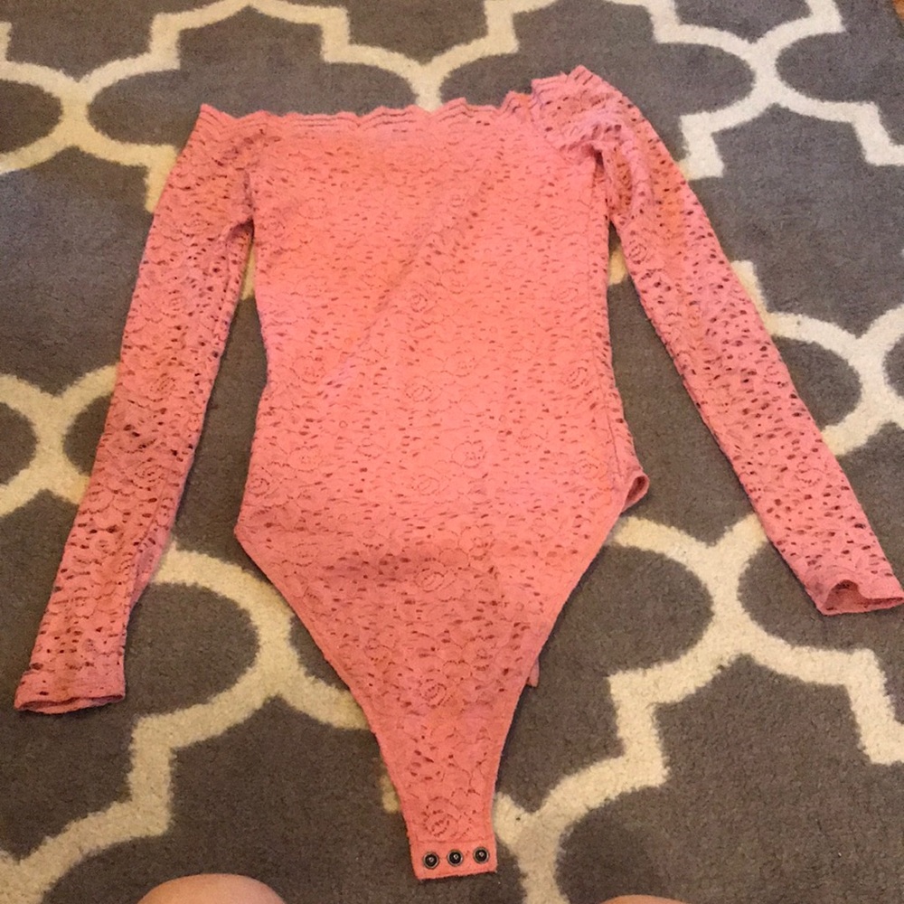 Hollister lace bodysuit XS